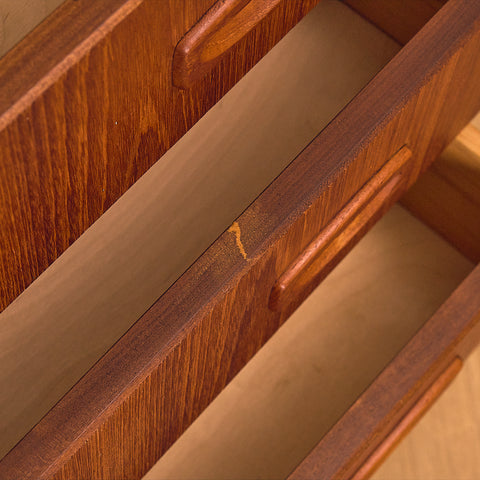 Danish chest of drawers in teak in Kai Winding style