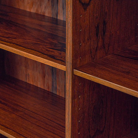Danish bookshelf in Santos rosewood, model nr.6 by Omann Jun