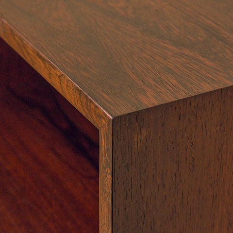 Danish bookshelf in Santos rosewood, model nr.6 by Omann Jun