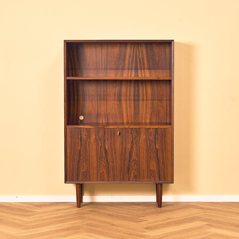 Danish bookshelf in Santos rosewood by Lyby Møbler