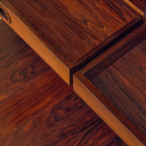 Danish bookshelf in Santos rosewood by Lyby Møbler