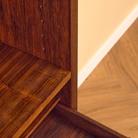 Danish bookshelf in Santos rosewood by Lyby Møbler