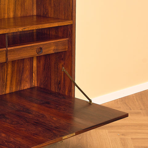 Danish bookshelf in Santos rosewood by Lyby Møbler