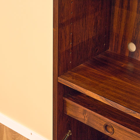 Danish bookshelf in Santos rosewood by Lyby Møbler
