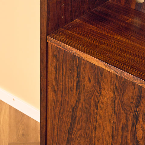 Danish bookshelf in Santos rosewood by Lyby Møbler