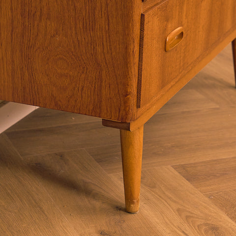 Tall Teak Chest of Drawers