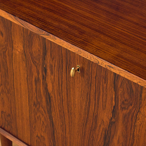 Danish bookshelf in Santos rosewood by Lyby Møbler