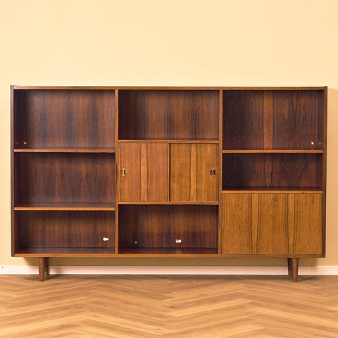 Danish bookshelf in Santos rosewood