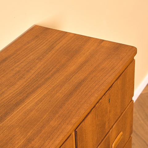 Tall Teak Chest of Drawers