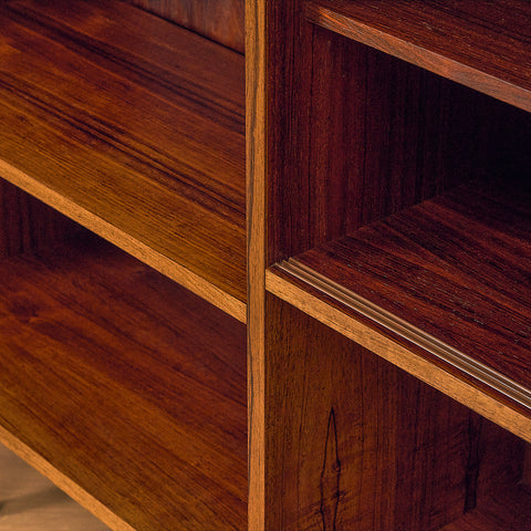 Danish bookshelf in Santos rosewood