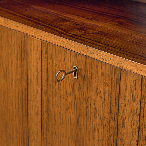 Danish bookshelf in Santos rosewood