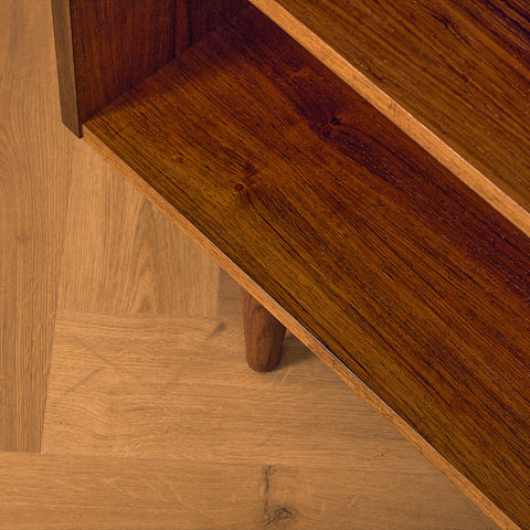 Danish bookshelf in Santos rosewood