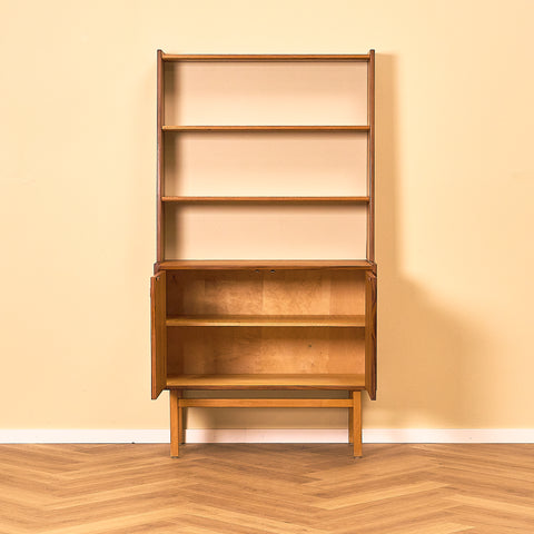 Hovmantorps Teak Bookshelf with Cabinet