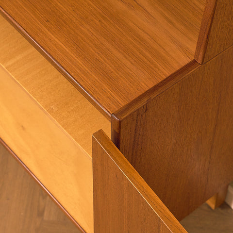 Hovmantorps Teak Bookshelf with Cabinet