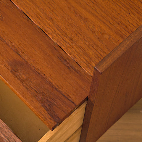 Danish chest of drawers in teak by Thorsø Møbel & Maskinsnedkeri