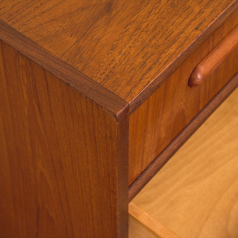 Danish chest of drawers in teak by Thorsø Møbel & Maskinsnedkeri