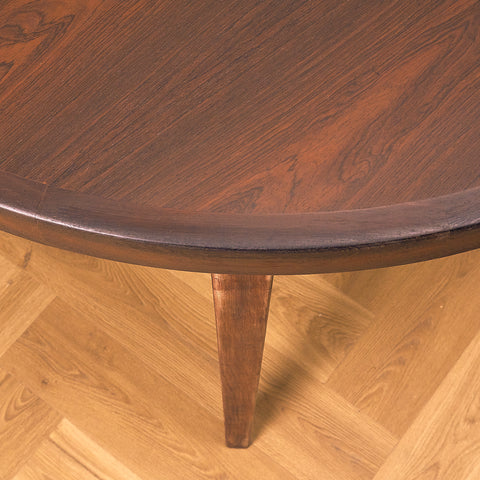 Round Rosewood Dining Table