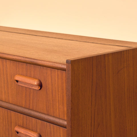 Danish chest of drawers in teak by Thorsø Møbel & Maskinsnedkeri