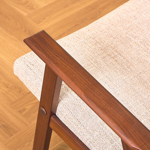 Danish armchair in walnut
