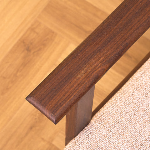 Danish armchair in walnut