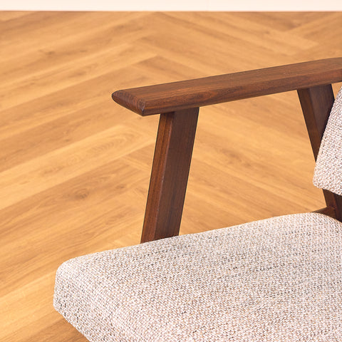 Danish armchair in walnut