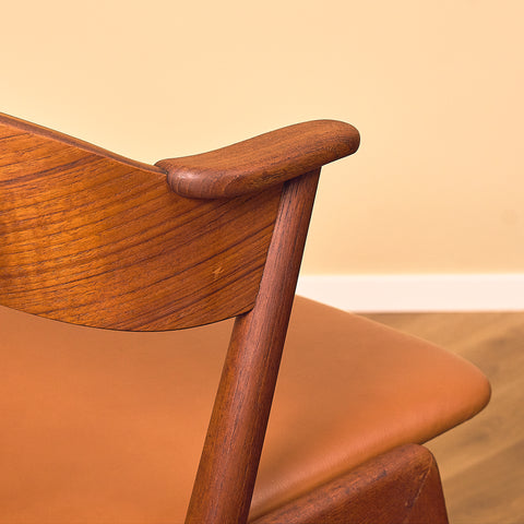 Danish dining chairs in teak, model 32 by Kai Kristiansen for Korup Stolefabrik