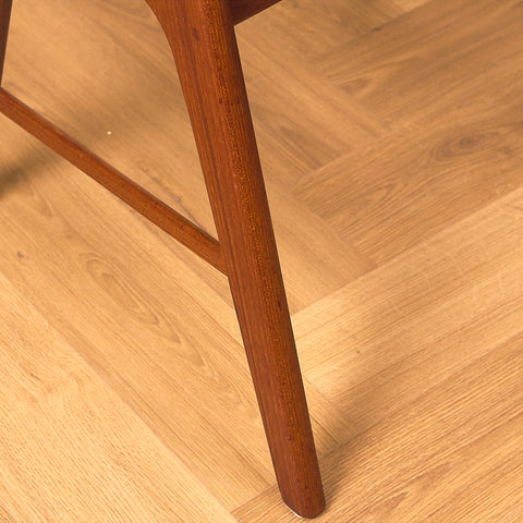 Danish dining chairs in teak, model 32 by Kai Kristiansen for Korup Stolefabrik