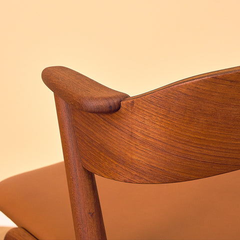 Danish dining chairs in teak, model 32 by Kai Kristiansen for Korup Stolefabrik