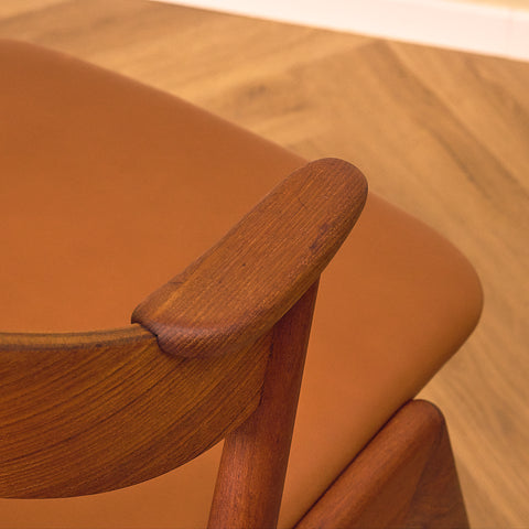 Danish dining chairs in teak, model 32 by Kai Kristiansen for Korup Stolefabrik