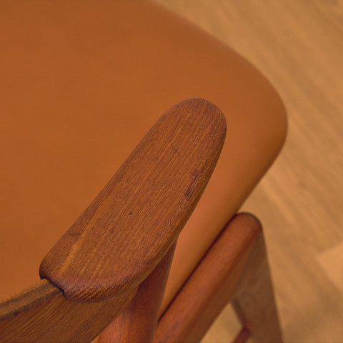 Danish dining chairs in teak, model 32 by Kai Kristiansen for Korup Stolefabrik