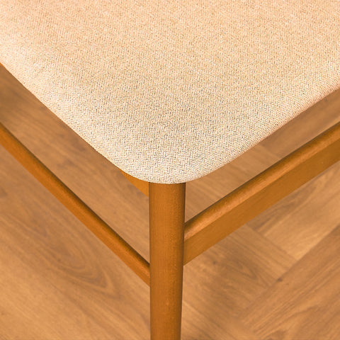 Danish dining chairs in teak and beech
