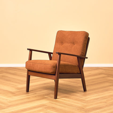Mid-Century Walnut Armchair