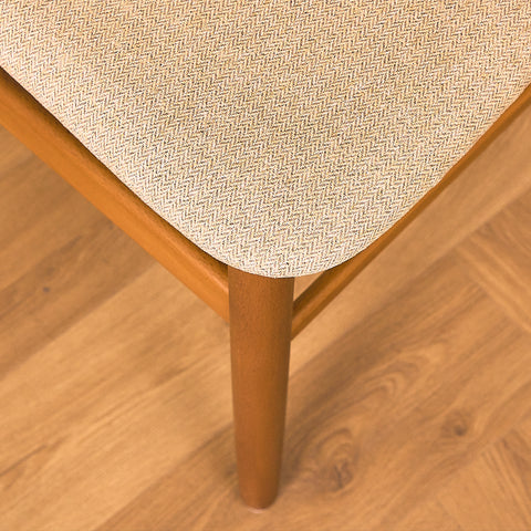 Danish dining chairs in teak and beech