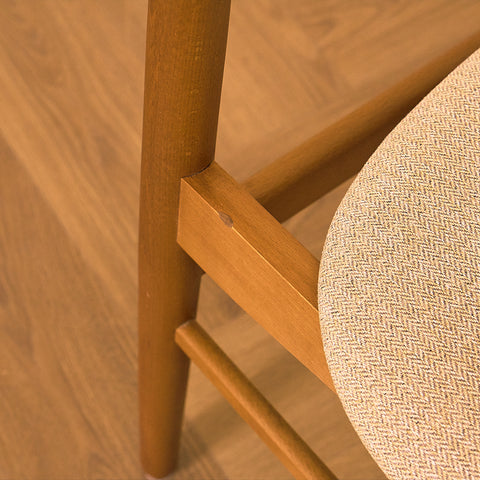 Danish dining chairs in teak and beech