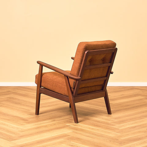 Mid-Century Walnut Armchair