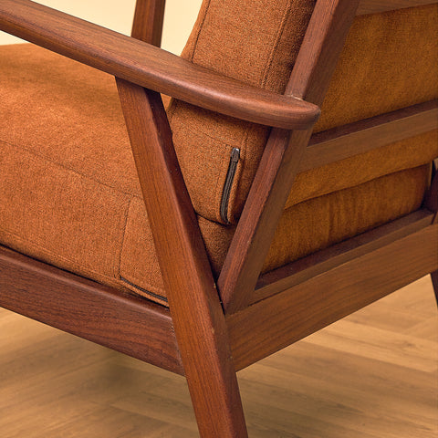Mid-Century Walnut Armchair