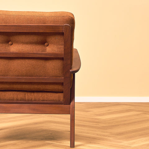 Mid-Century Walnut Armchair