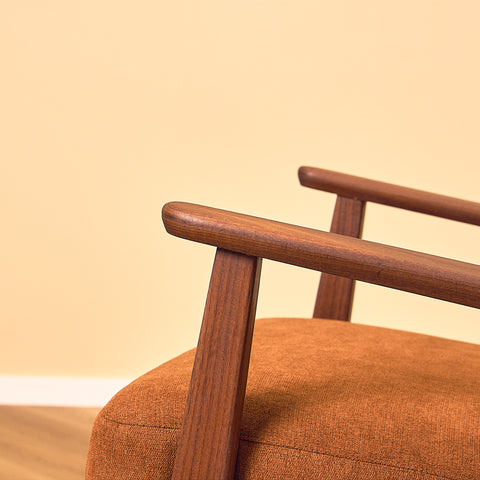 Mid-Century Walnut Armchair