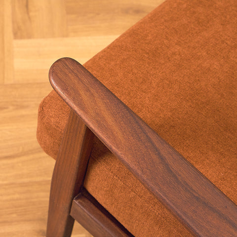 Mid-Century Walnut Armchair