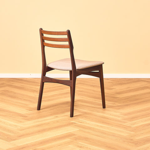 Danish dining chairs in walnut