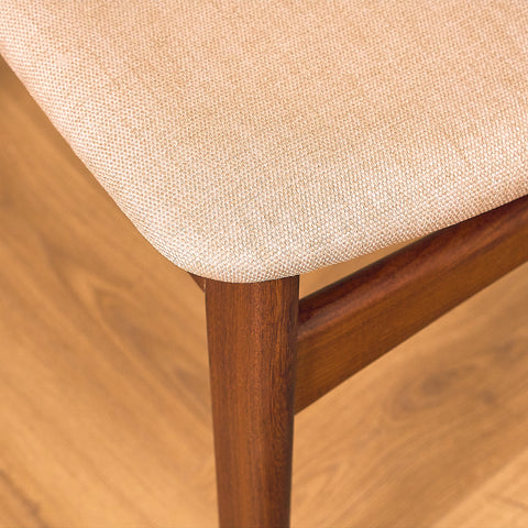Danish dining chairs in walnut
