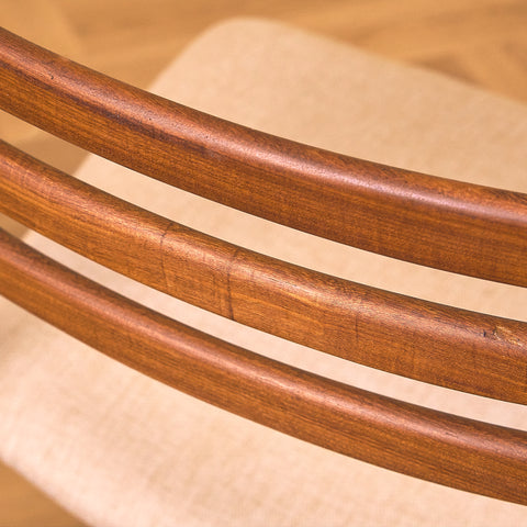Danish dining chairs in walnut