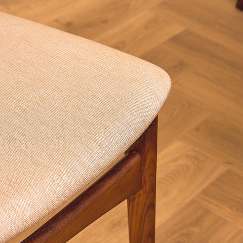 Danish dining chairs in walnut
