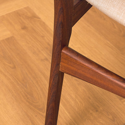 Danish dining chairs in walnut