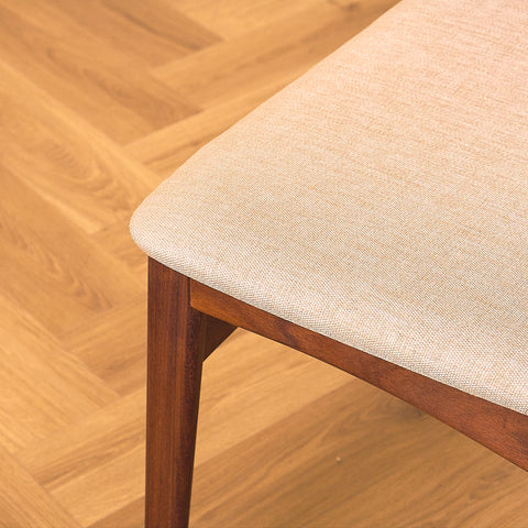 Danish dining chairs in walnut