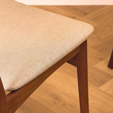 Danish dining chairs in walnut