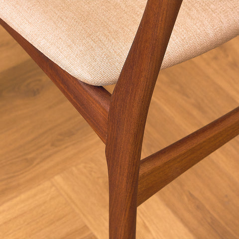 Danish dining chairs in walnut