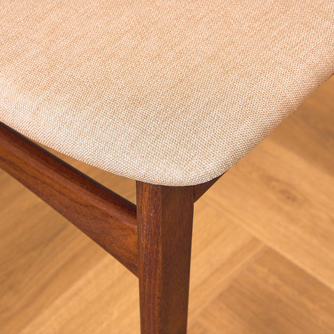 Danish dining chairs in walnut