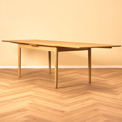 Danish dining table in oak