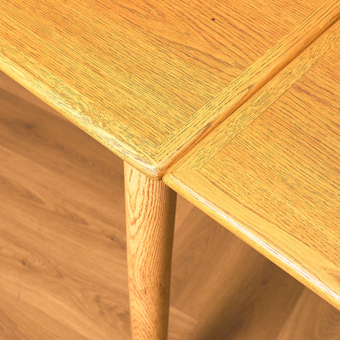 Danish dining table in oak
